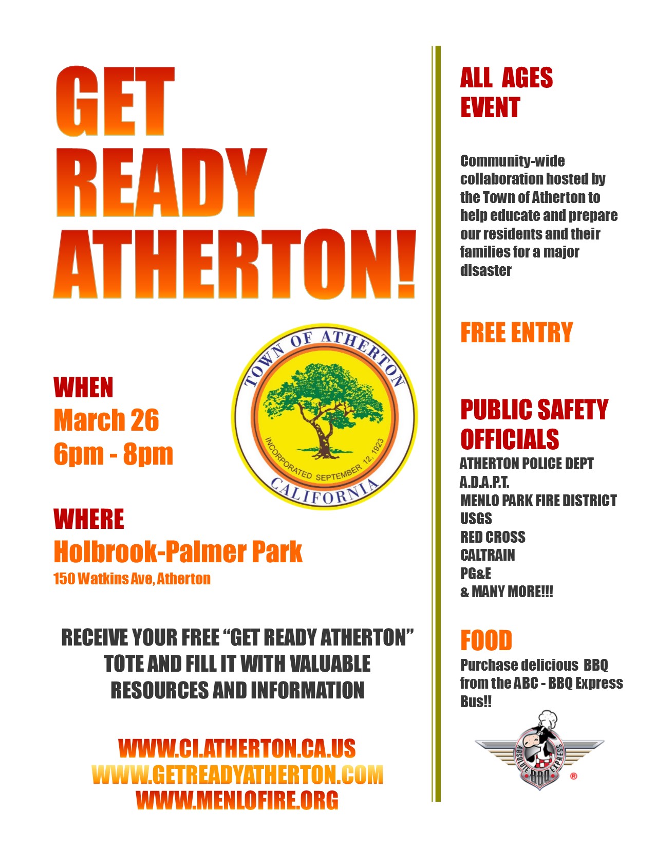 Get Ready Atherton Flyer 2015